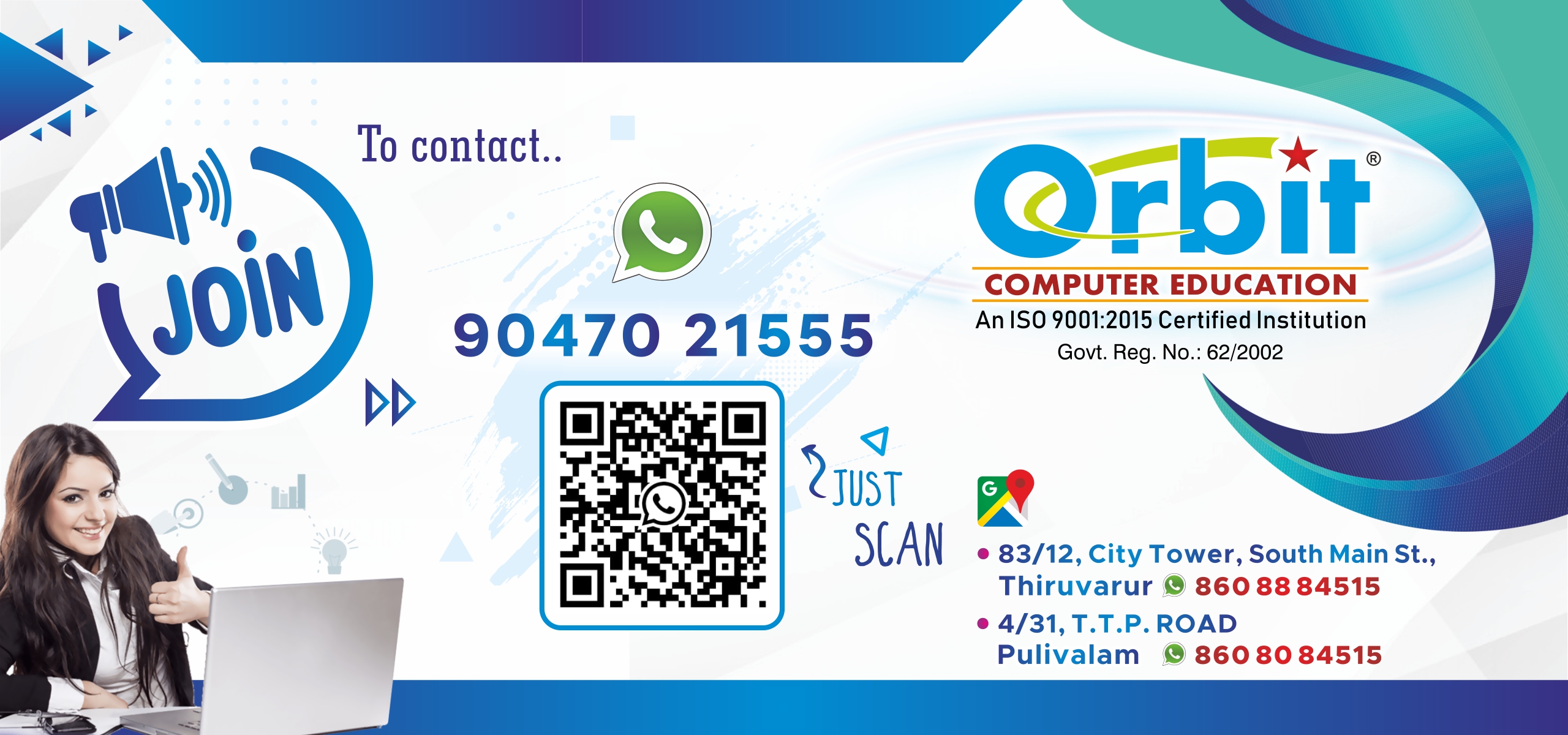 Orbit Computer Education Slider